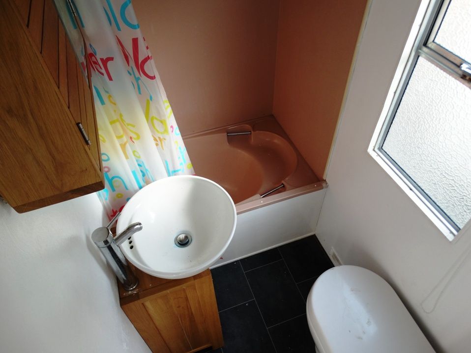 Toaleta w domku moblinym z oferty firmy Mobline Domki NS